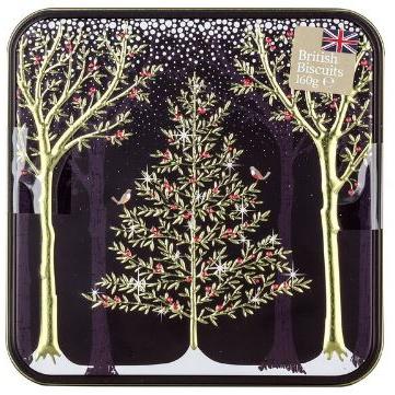 Grandma Wild's Embossed Golden Decorated Christmas Tree