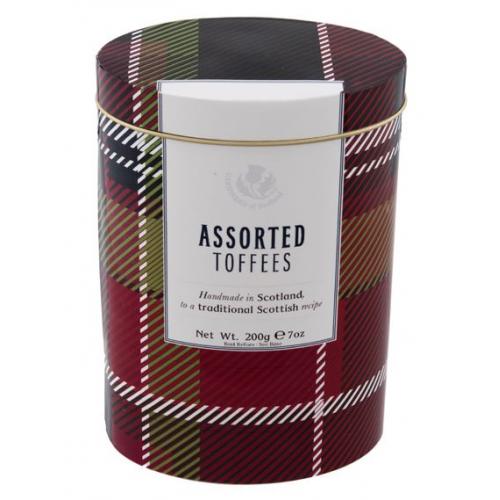 Gardiners Scottish Range - Tartan Ribbon Van Fudge Tin