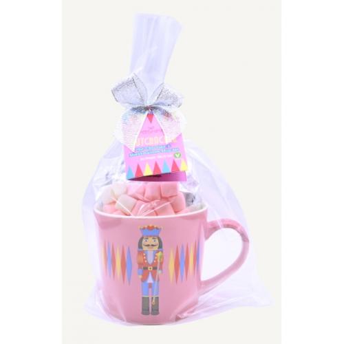 Red Nutcracker Hot Chocolate & Marshmallow Mug Set