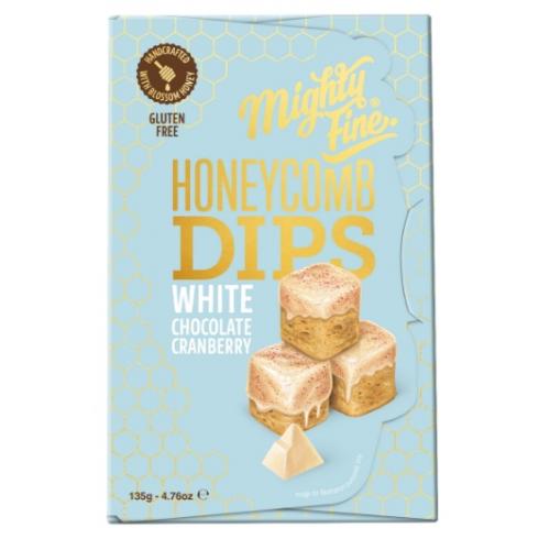 Mighty Fine White Chocolate Cranberry Honeycomb Dips Gift Box