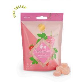 Sugarsin Sparkling Rose Gummies Pouch- Vegan