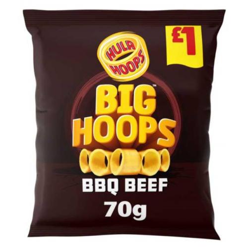 Hula Hoops Big Hoops - BBQ Beef