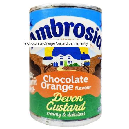 Ambrosia Devon Chocolate Orange Custard
