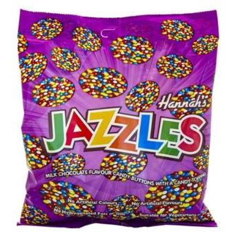 Hannah's Milk Chocolate Jazzles Bag 12 x 180g