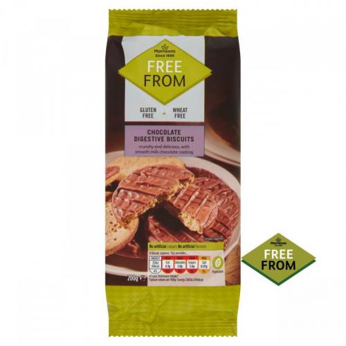 Morrisons Free From Choc Digestives