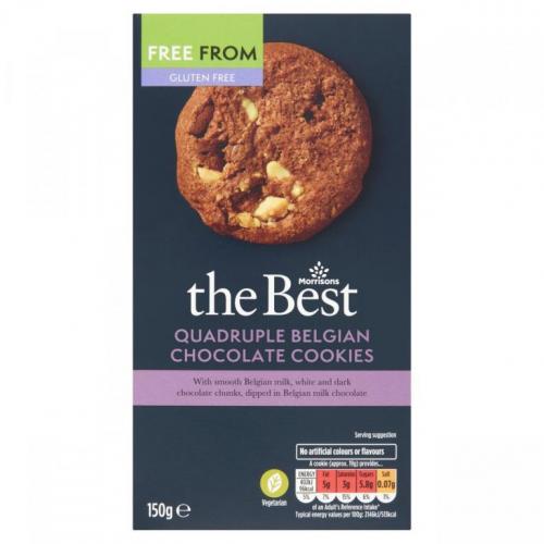 Morrisons Best Quad Choc Cookies