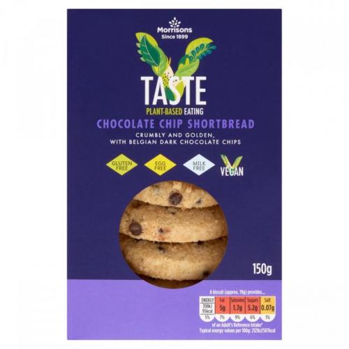 Morrisons Free From Choc Chip Shortbread