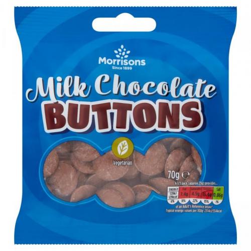 Morrisons Milk Chocolate Buttons
