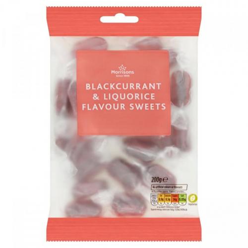 Morrisons Blackcurrant and Liquorice