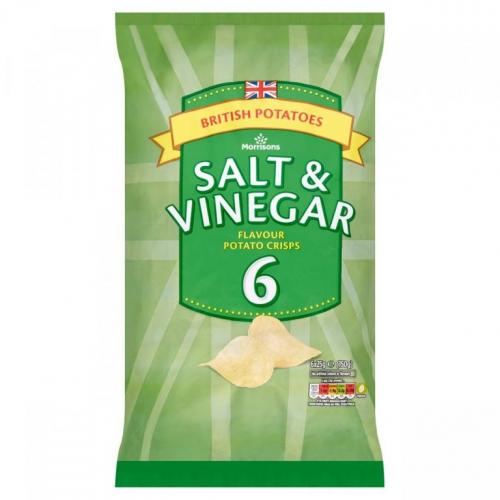 Morrisons Salt and Vinegar Crisps