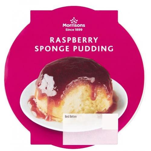Morrisons Raspberry Sponge Pudding