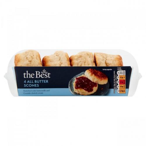 Morrisons The Best 4 All Butter Scones 6 x