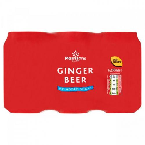 Morrisons No Added Sugar Ginger Beer