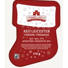 Coombe Castle Santa Stocking- Red Leicester