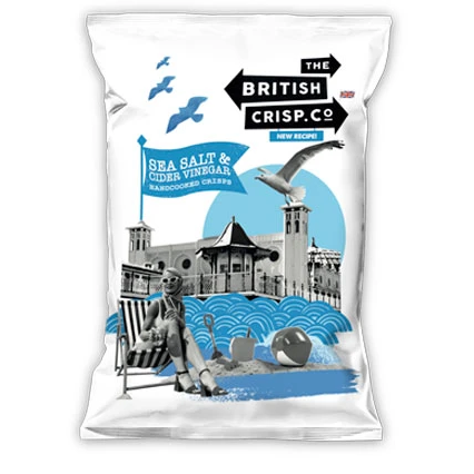 British Crisp Co. Salt & Vinegar Handcooked Crisps