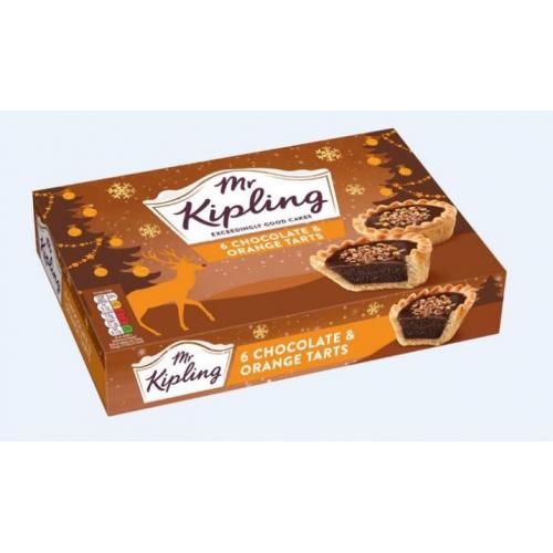 Mr Kipling Chocolate & Orange Tarts - Xmas