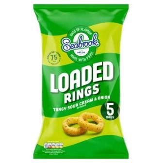 Seabrook Loaded Rings Sour Cream & Onion