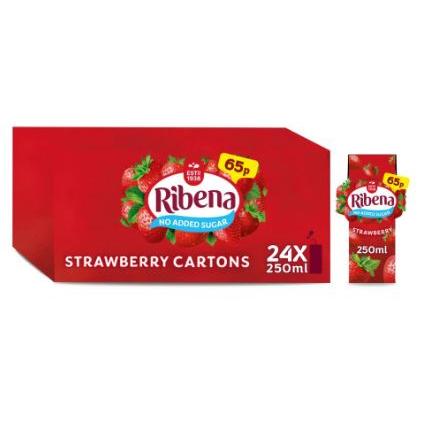 Ribena Strawberry Carton
