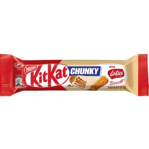 Nestle Kit Kat Chunky Lotus Biscoff White