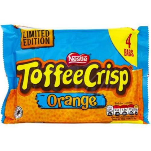 Nestle Orange Toffee Crisp 4x31g 'Limited Edition'