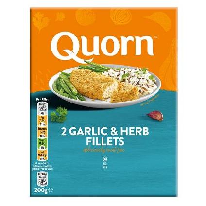 Quorn 2 Garlic & Herb Fillets