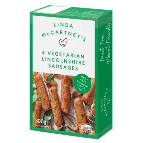 Linda McCartney's 6 Vegetarian Lincolnshire Sausages