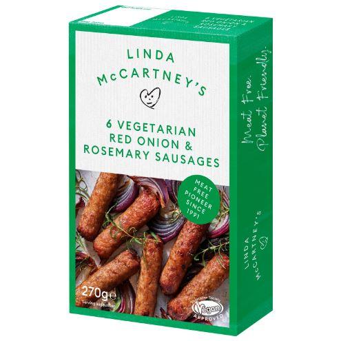 Linda McCartney's Linda McCartney 6 Vegetarian Red Onion & Rosemary Sausages