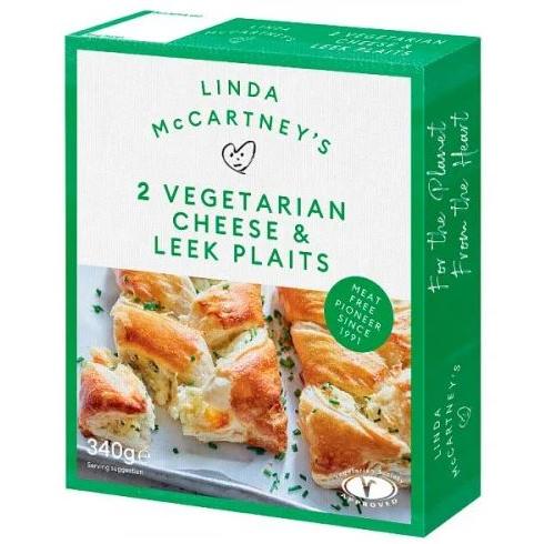 Linda McCartney's Linda McCartney 2 Vegetarian Cheese & Leek Plaits
