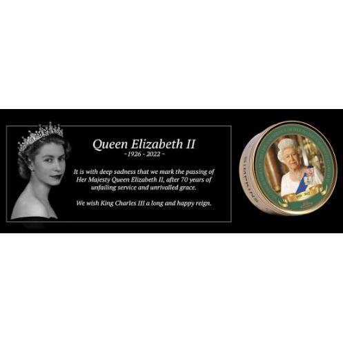 Simpkins Mixed Fruit Queen Elizabeth II Commemorative Tin