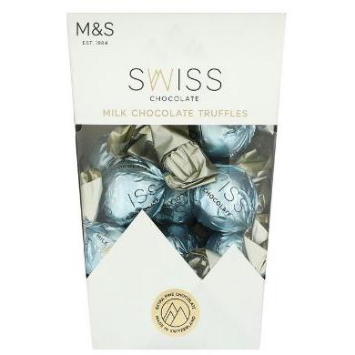 M&S Swiss Milk  Chocolate Truffle