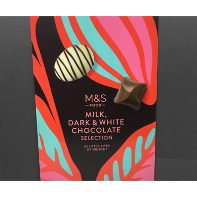 M&S Milk, Dark & White Selection