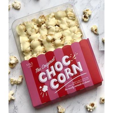 M&S White Chocolate Popcorn