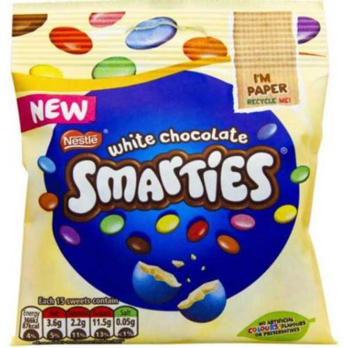 Nestle White Chocolate Smarties Pouch