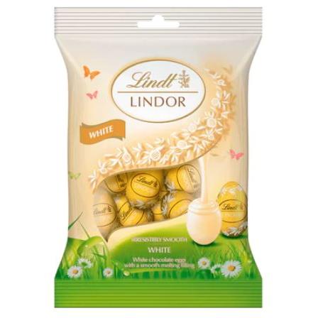 Lindt Lindor Mini Eggs White Bag