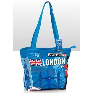Bags London Scrapbook Canvas Bag
