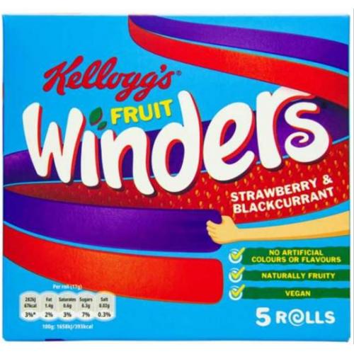 Kellogg's Blackcurrant & Strawberry Fruit Winders