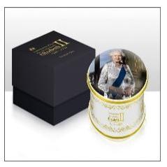 JS Queen Elizabeth II Commemorative Trinket Box 12pc