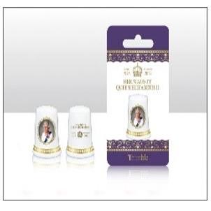 Queen Elizabeth II Commemorative Thimble 48pc