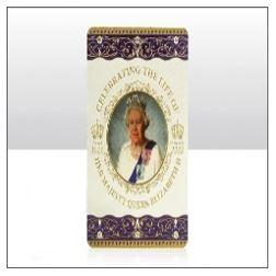 Queen Elizabeth II Commemorative Foil Stamp Magnet 120pc