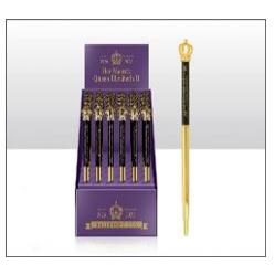 Queen Elizabeth II Commemorative Crown Topped Pen 36pc