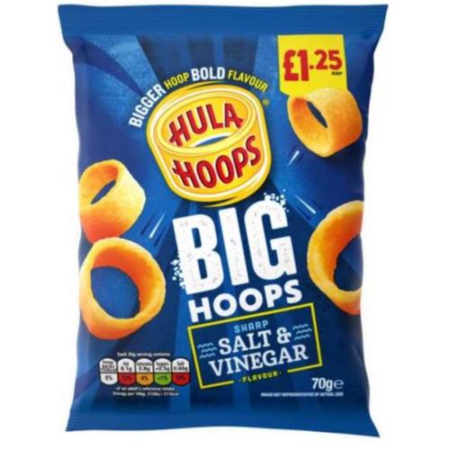 Hula Hoops Big Hoops - Salt & Vinegar