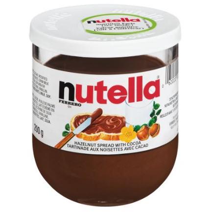 Nutella Hazelnut Chocolate Spread Jar