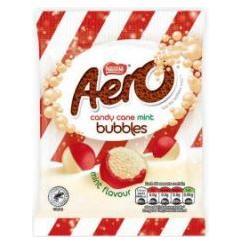 Nestle Aero Candy Cane Mint Bubbles Sharing Pouch