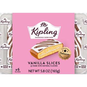 Mr Kipling Vanilla Slices Snack Pack