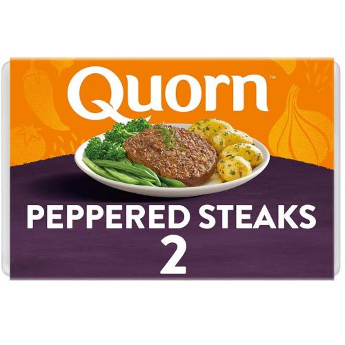 Quorn 2pk Peppered Steaks