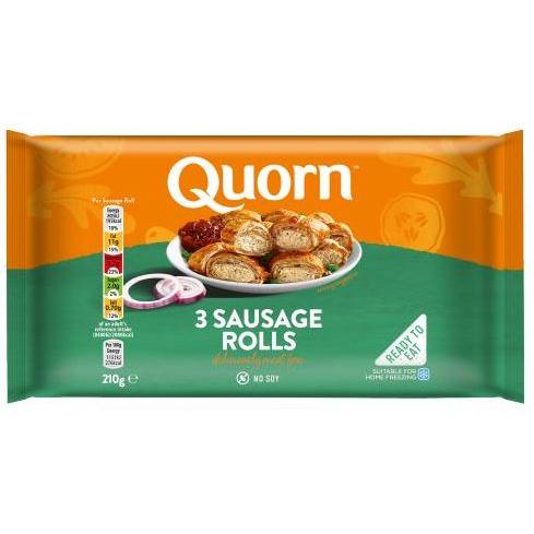 Quorn 3 Sausage Rolls