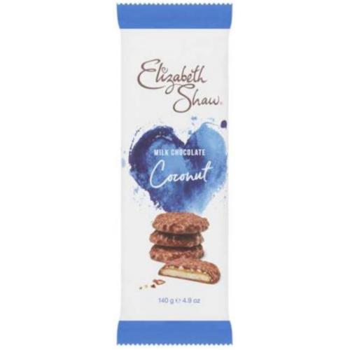 Elizabeth Shaw Milk Chocolate Biscuits - Coconut