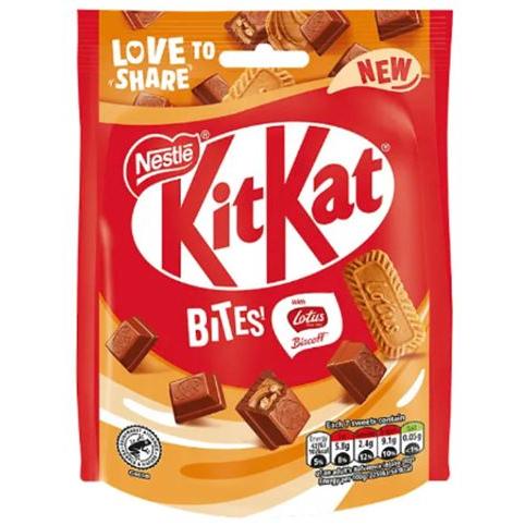 Nestle Kit Kat Lotus Biscoff Bites Pouch