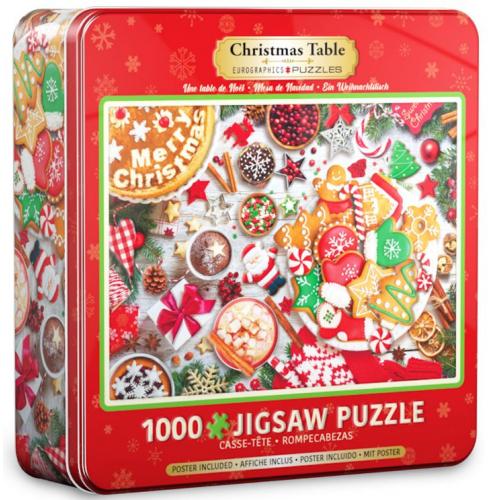 Puzzle - Tin Christmas Table
