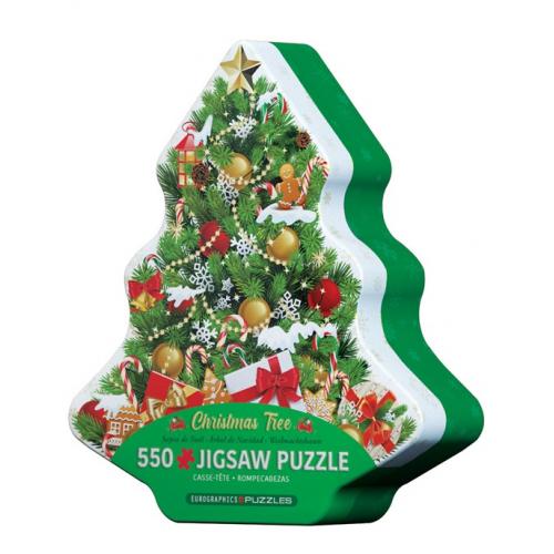 Puzzle - Tin Christmas Tree